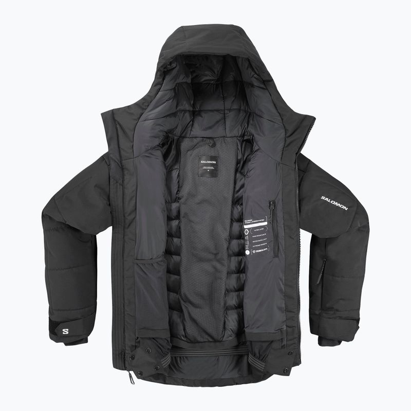 Women's ski jacket Salomon Whitelight deep black 7