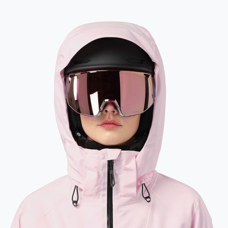 Women's ski jacket Salomon Brilliant 2.0 icy pink 3