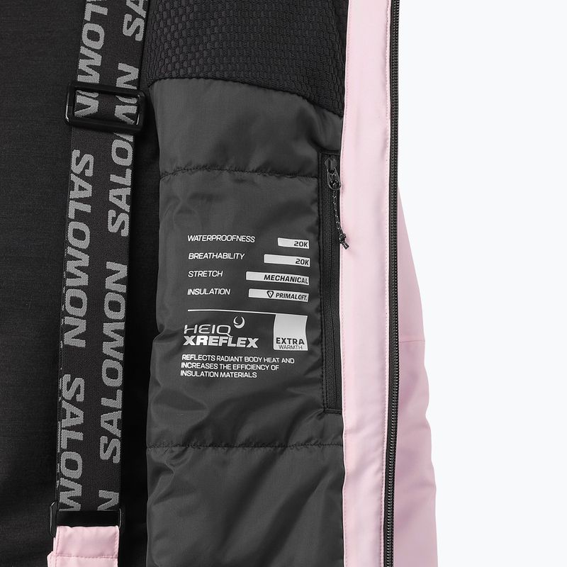 Women's ski jacket Salomon Brilliant 2.0 icy pink 6