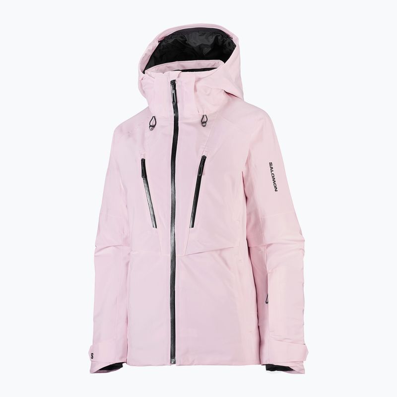 Women's ski jacket Salomon Brilliant 2.0 icy pink 7