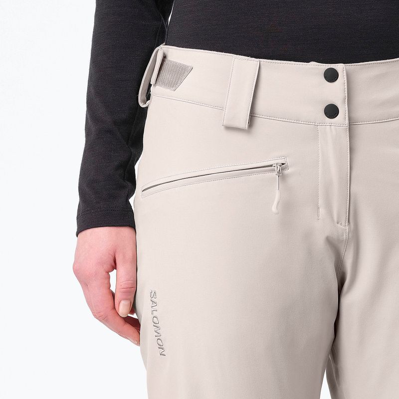 Women's ski trousers Salomon Edge silver cloud 3