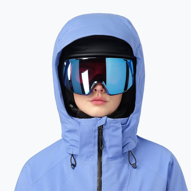 Women's ski jacket Salomon Brilliant 2.0 wedgewood 3