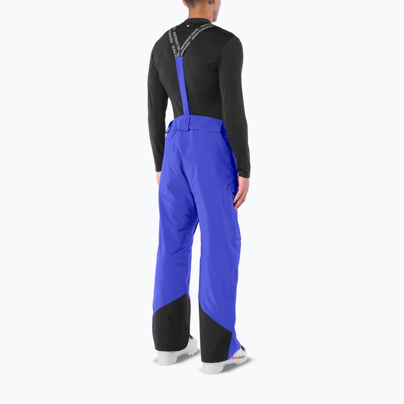 Men's ski trousers Salomon Brilliant clematis blue 2