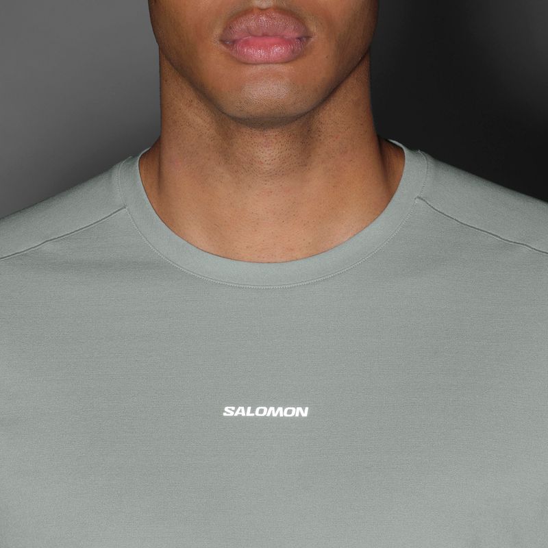 Men's T-shirt Salomon Trackline wrought iron 7