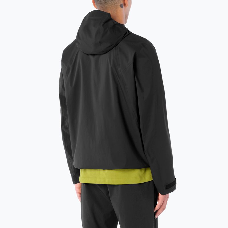 Men's rain jacket Salomon Outquest 2.5L deep black 2