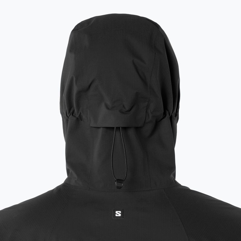 Men's rain jacket Salomon Outquest 2.5L deep black 3