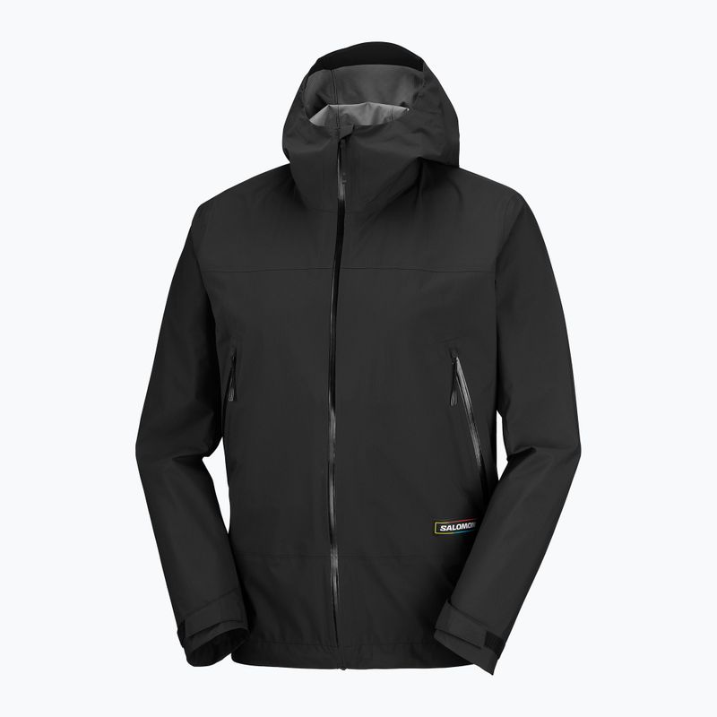 Men's rain jacket Salomon Outquest 2.5L deep black 8