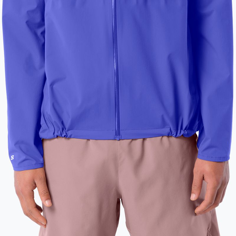Men's running jacket Salomon Bonatti Waterproof clematis blue 4