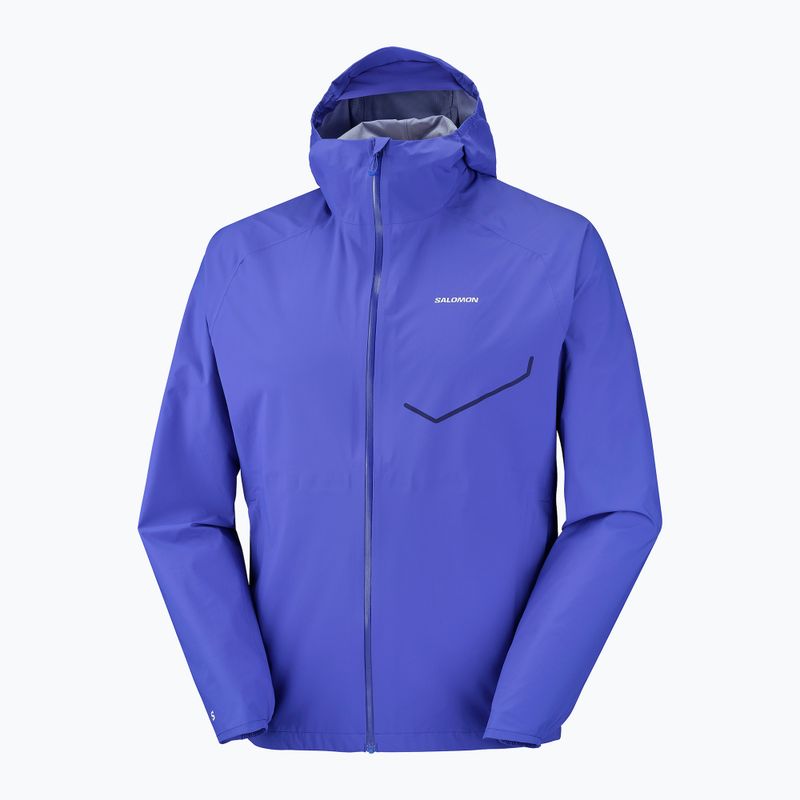 Men's running jacket Salomon Bonatti Waterproof clematis blue 8