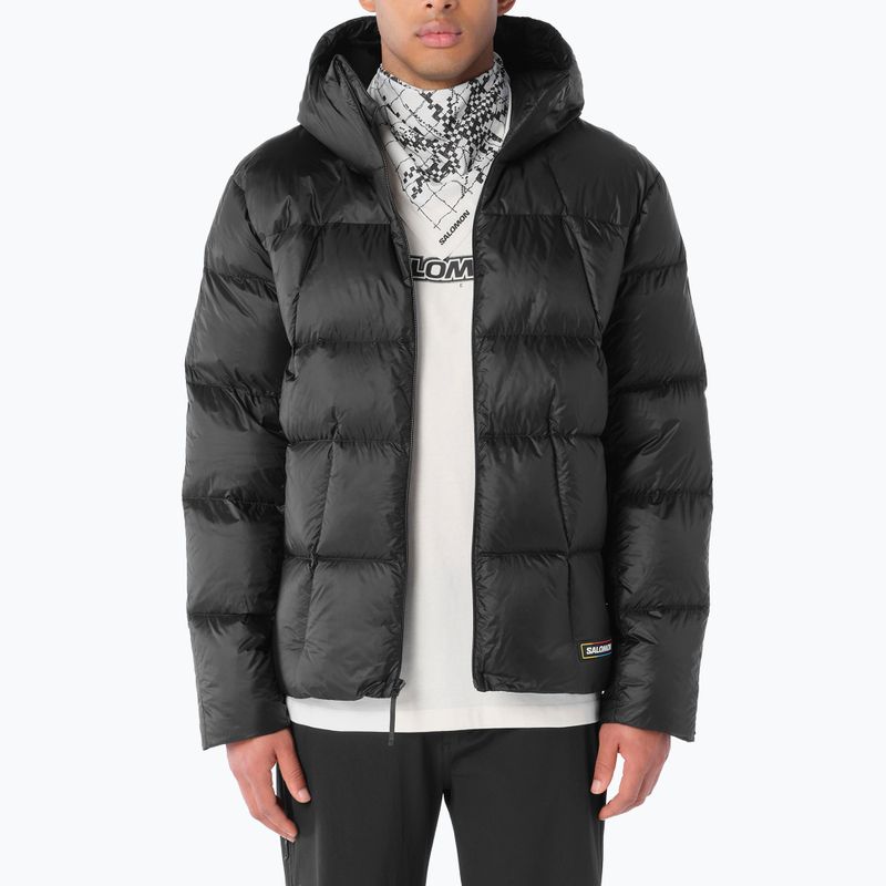 Men's down jacket Salomon Outpulse Down deep black