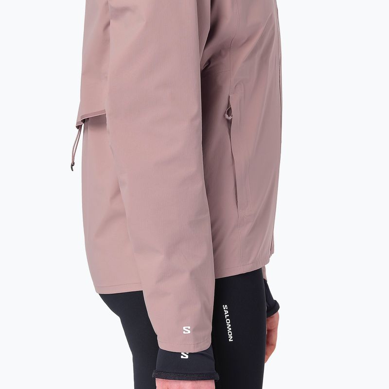 Women's running jacket Salomon Bonatti Waterproof antler 5