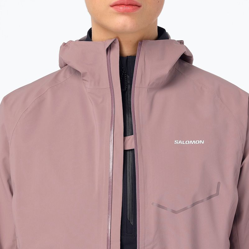 Women's running jacket Salomon Bonatti Waterproof antler 6