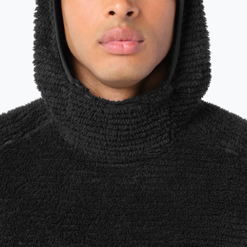 Men's fleece sweatshirt Salomon Thernova Fleece Hoodie deep black 3