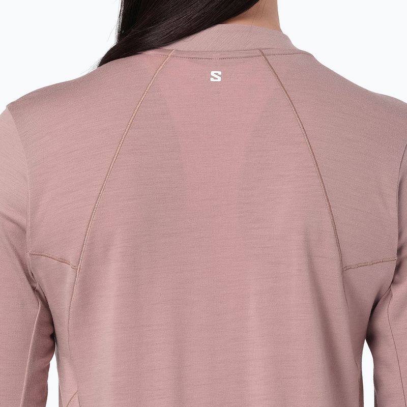 Women's running longsleeve Salomon Sense Merino Tee LS antler 4