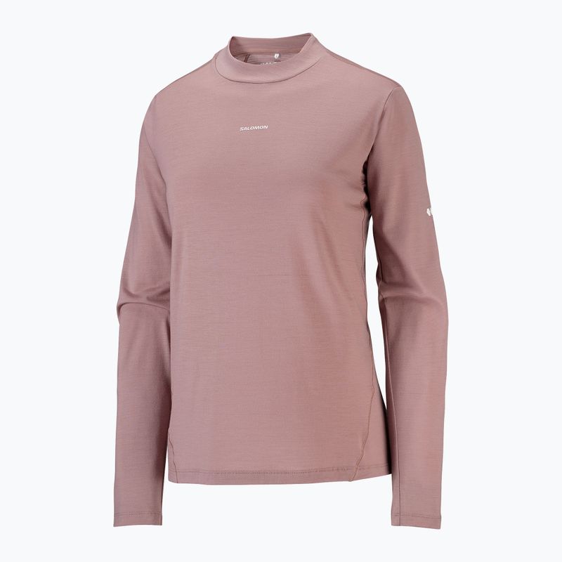 Women's running longsleeve Salomon Sense Merino Tee LS antler 5