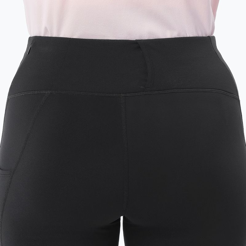 Women's running leggings Salomon Shakeout Core Warm Tights deep black 5