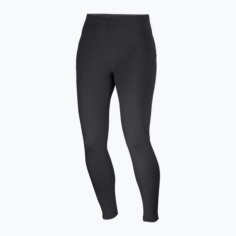 Women's running leggings Salomon Shakeout Core Warm Tights deep black 6