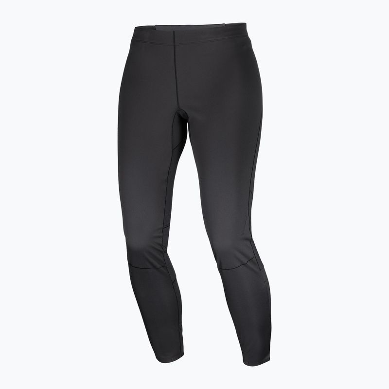 Women's running leggings Salomon Sense Softshell Tights deep black 7