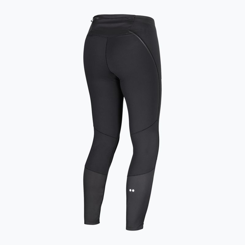 Women's running leggings Salomon Sense Softshell Tights deep black 8