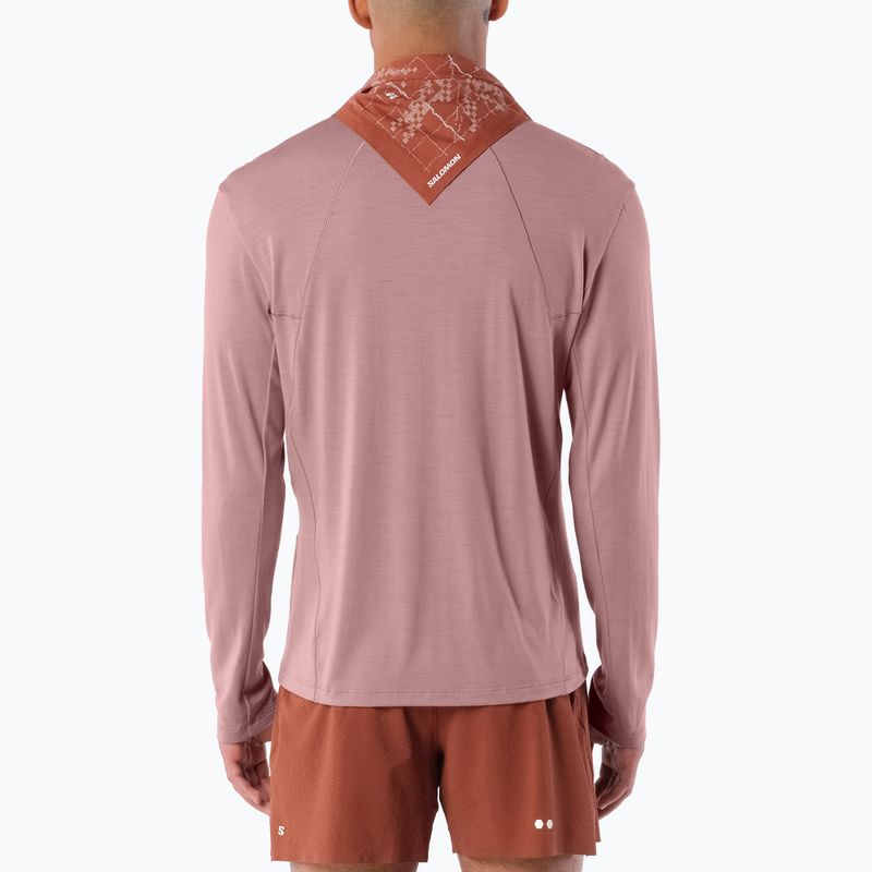 Men's running longsleeve Salomon Sense Merino Tee LS antler 3
