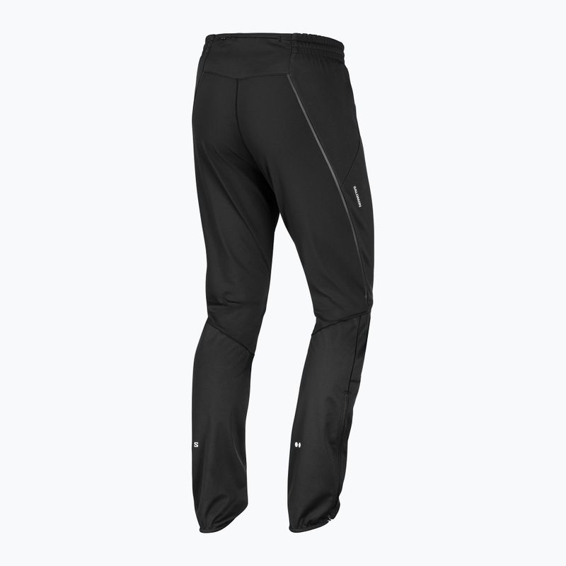 Men's running trousers Salomon Sense Softshell Pants deep black 9