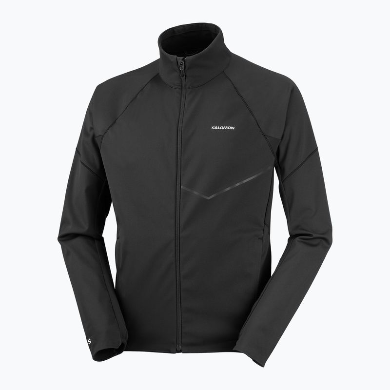 Men's running jacket Salomon Sense Softshell Jacket deep black 7