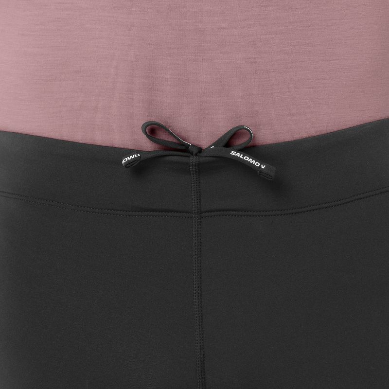 Men's running leggings Salomon Shakeout Core Warm Tights deep black 4