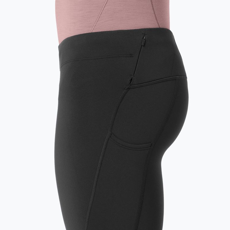 Men's running leggings Salomon Shakeout Core Warm Tights deep black 5