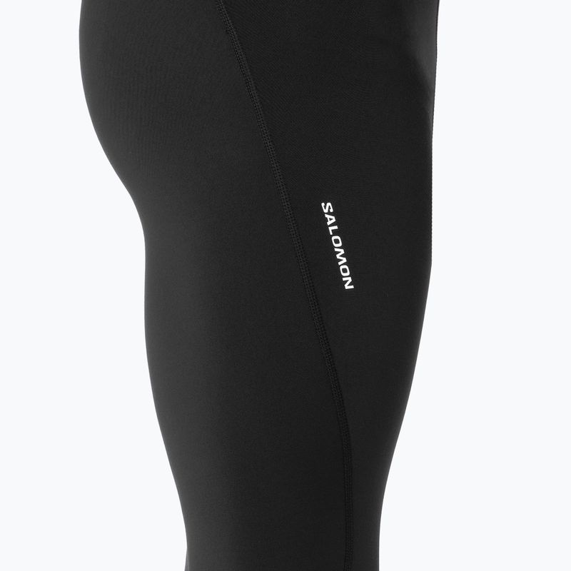 Men's running leggings Salomon Shakeout Core Warm Tights deep black 7