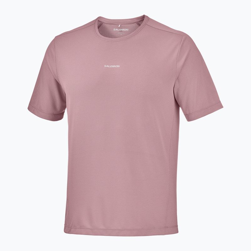 Men's running shirt Salomon Shakeout Core SS Tee antler 4