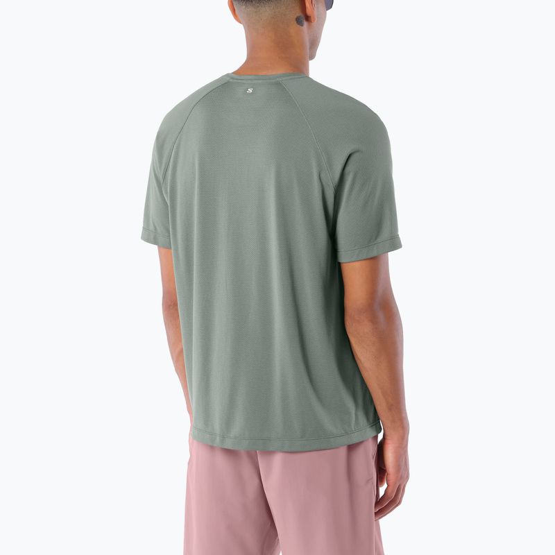 Men's running shirt Salomon Shakeout Core SS Tee castor gray 2