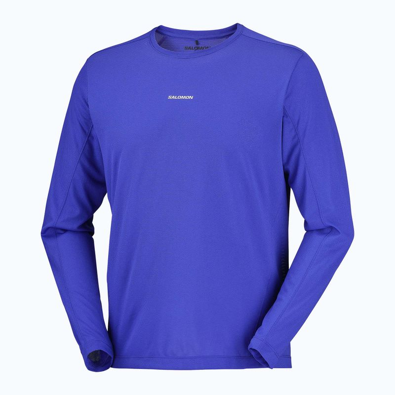 Men's running longsleeve Salomon Shakeout Core LS Tee clematis blue 4