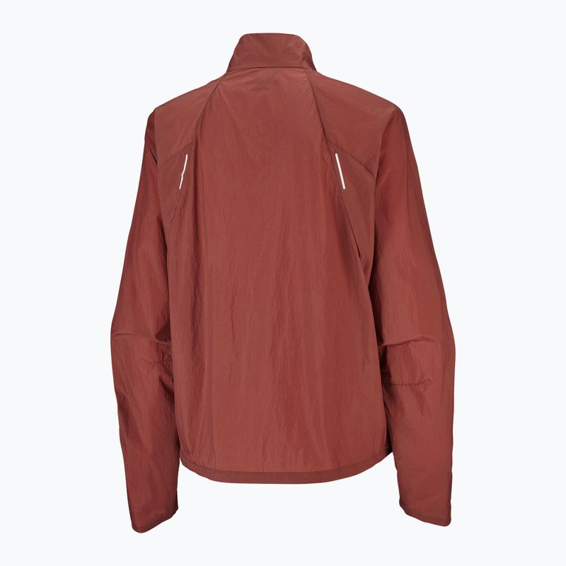 Women's running jacket Salomon Shakeout Fly burnt umber 7