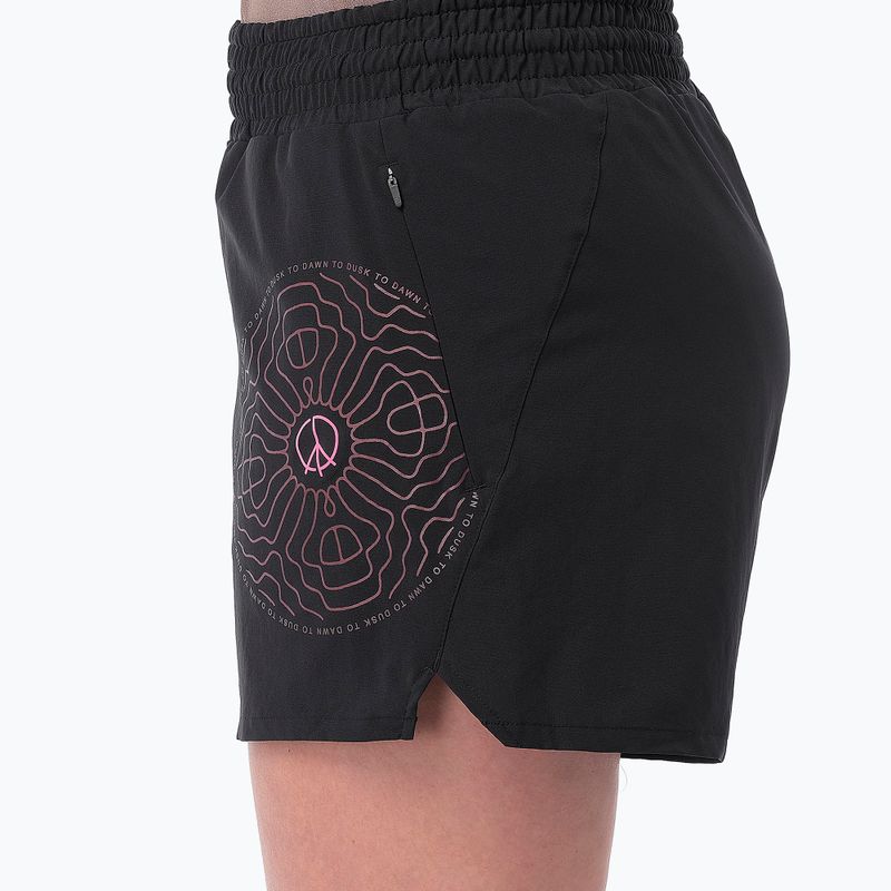Women's running shorts Salomon SHKout Courtney 4" deep black 3