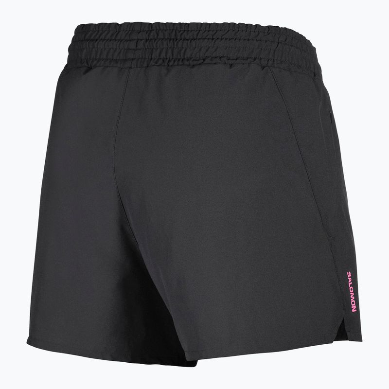 Women's running shorts Salomon SHKout Courtney 4" deep black 7