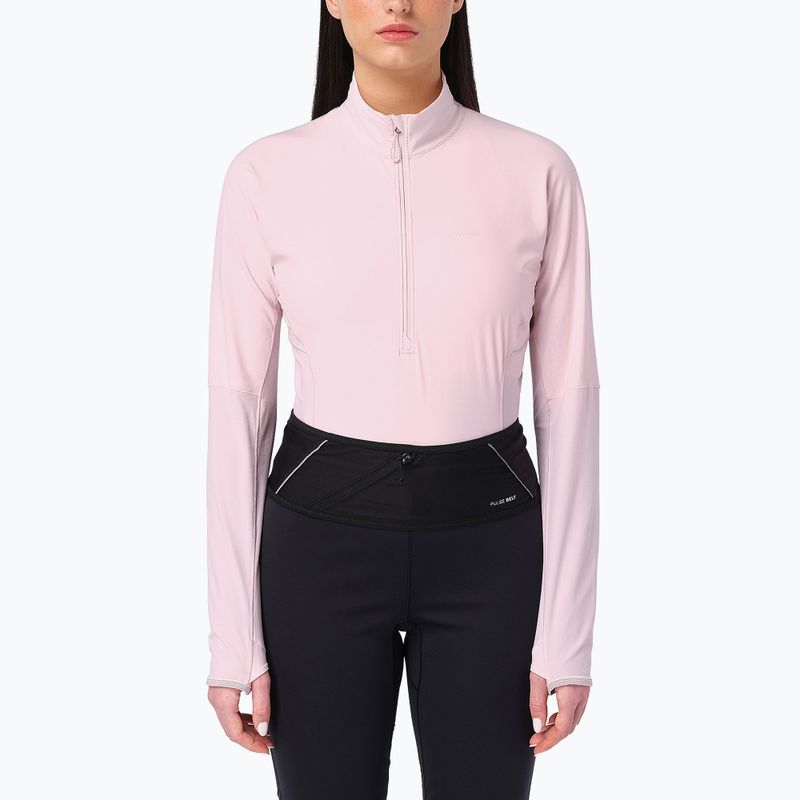 Women's sweatshirt Salomon Sense Aero Hybrid CP PLVR icy pink