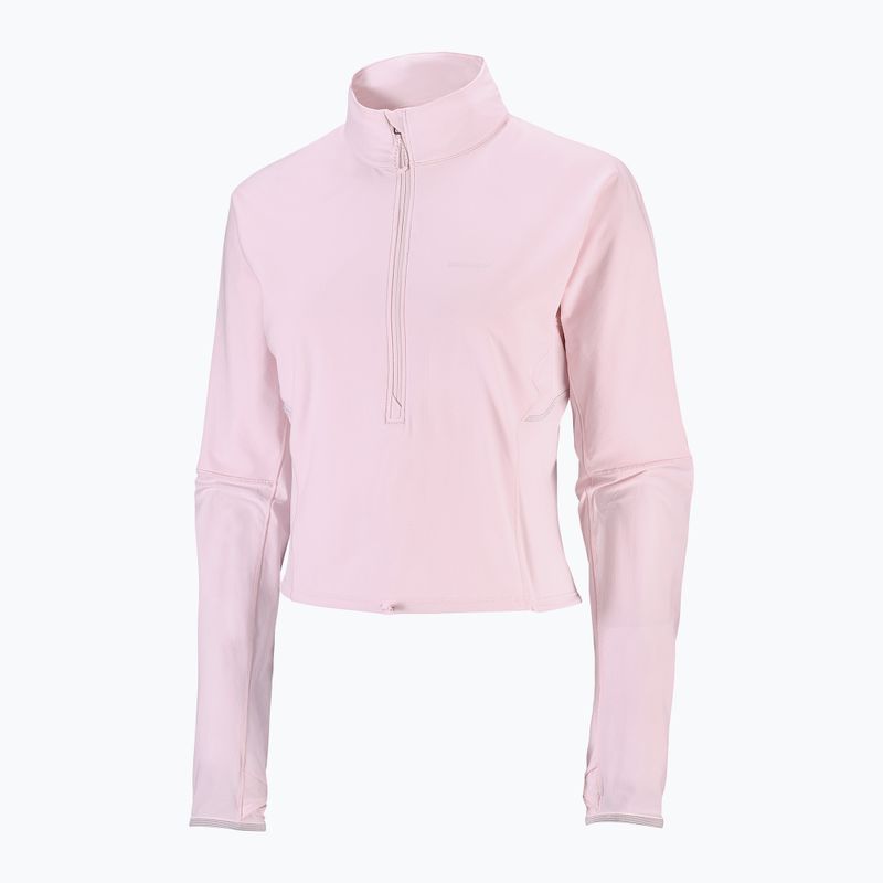 Women's sweatshirt Salomon Sense Aero Hybrid CP PLVR icy pink 5