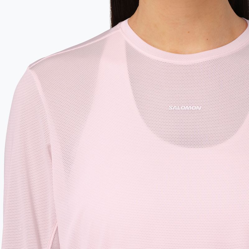 Women's running longsleeve Salomon Shakeout Core LS Tee icy pink 3