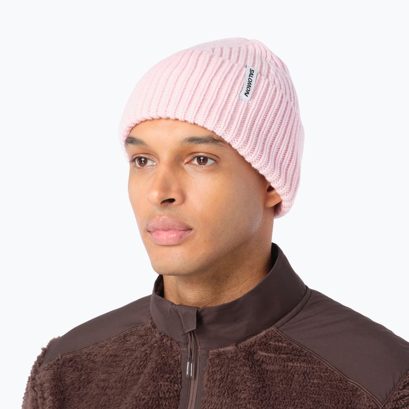 Winter hat Salomon Snowbird icy pink 2