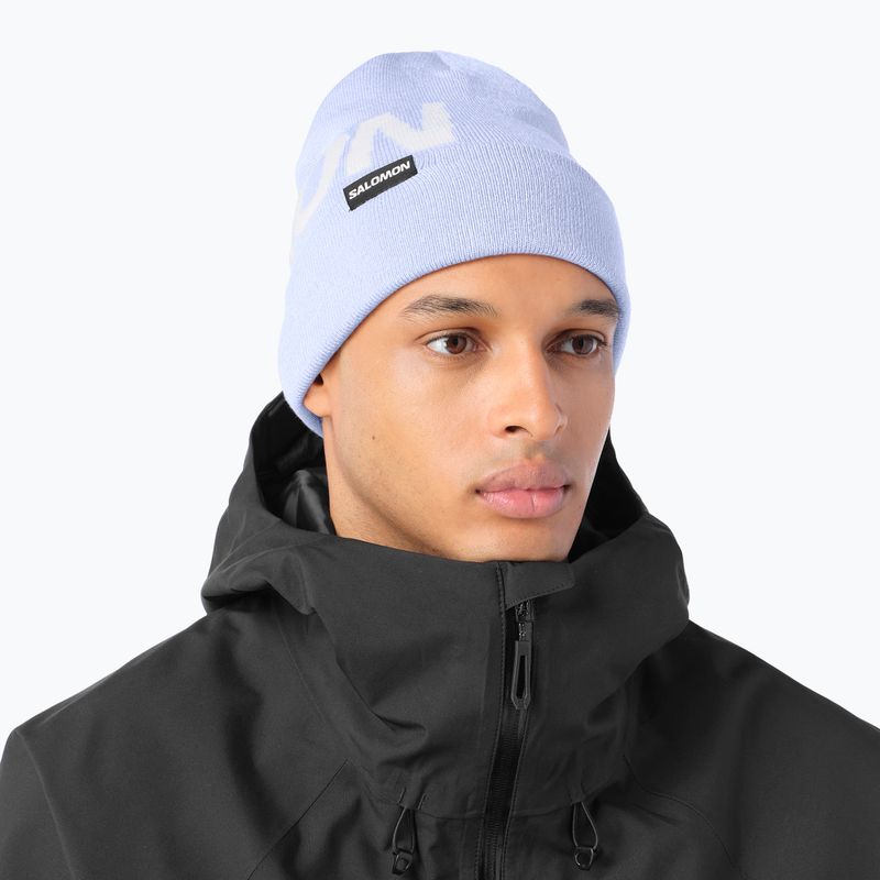 Winter hat Salomon Hermitage brunnera blue 2