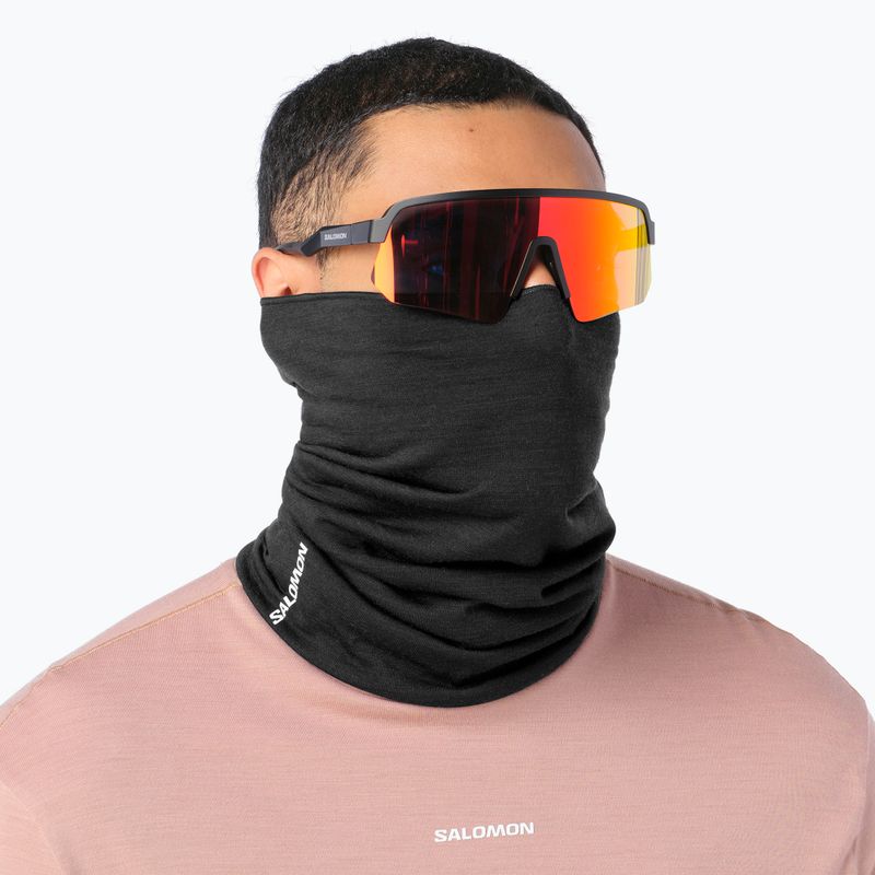 Snood Salomon Merino Neck Gaiter deep black 2