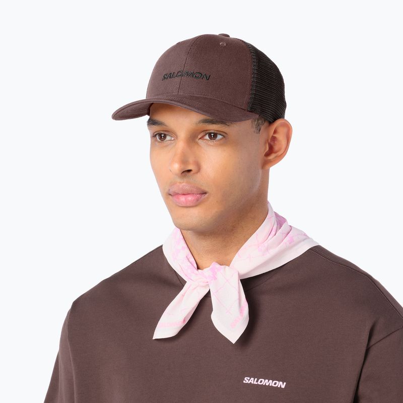 Baseball cap Salomon Logo Trucker coffee bean 2