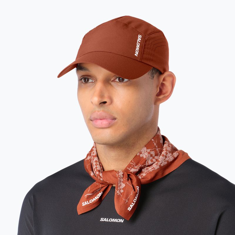 Baseball cap Salomon Shakeout burnt umber 2
