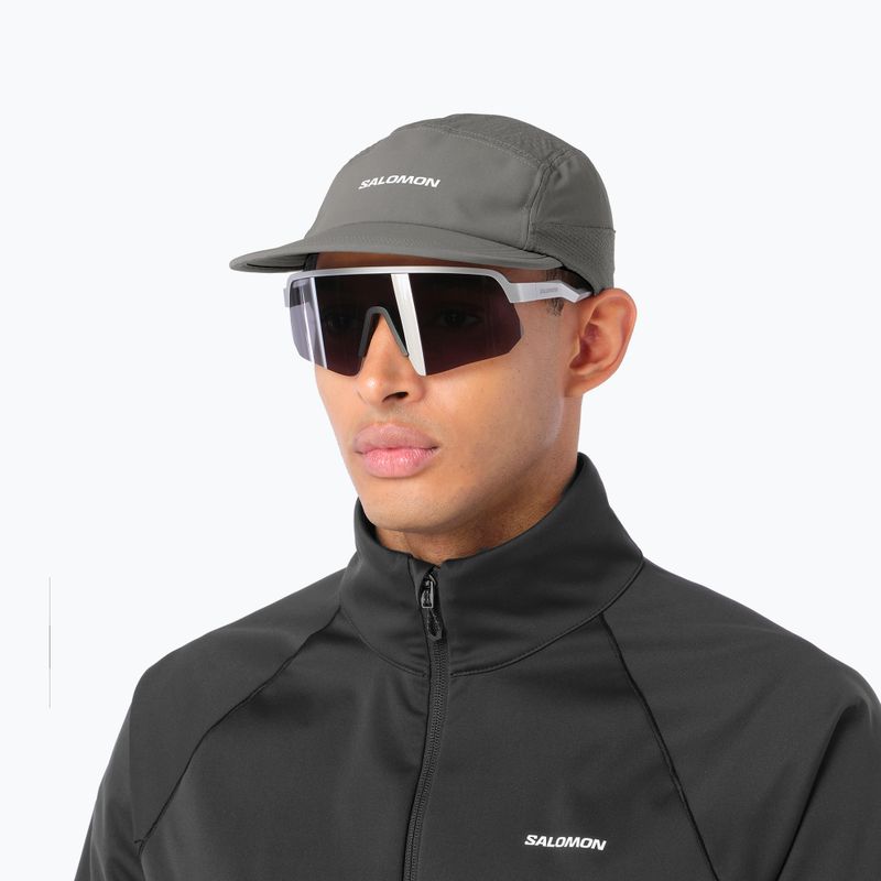 Baseball cap Salomon Sense Aero castor gray 2