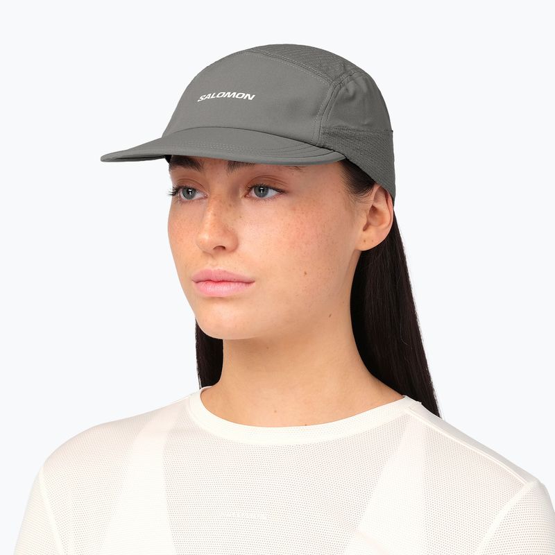 Baseball cap Salomon Sense Aero castor gray 4