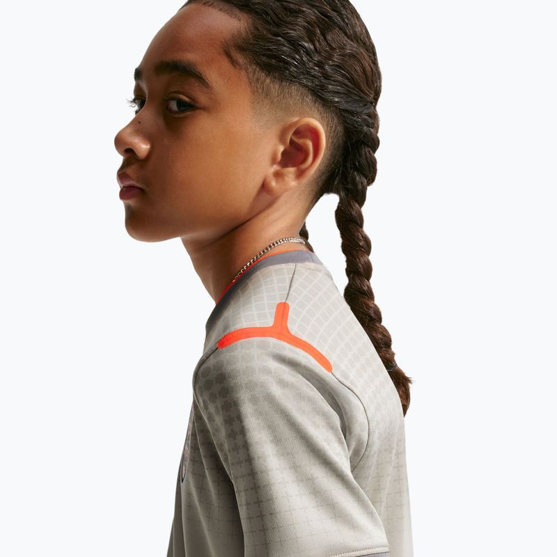 Children's football shirt Nike England Pre-Match pewter grey/bright crimson 6