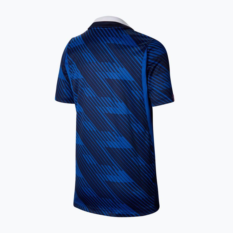 Children's football shirt Nike FFF 2026 Stadium Home game royal/metallic copper 2