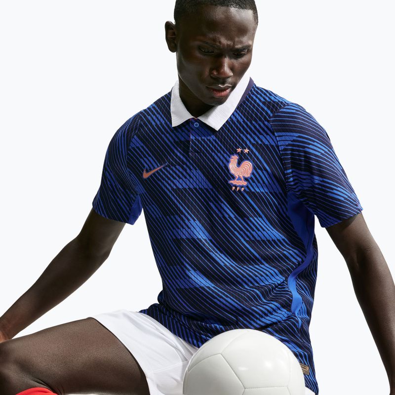 Men's football shirt Nike FFF 2026/27 Match Home game royal/metallic copper 4