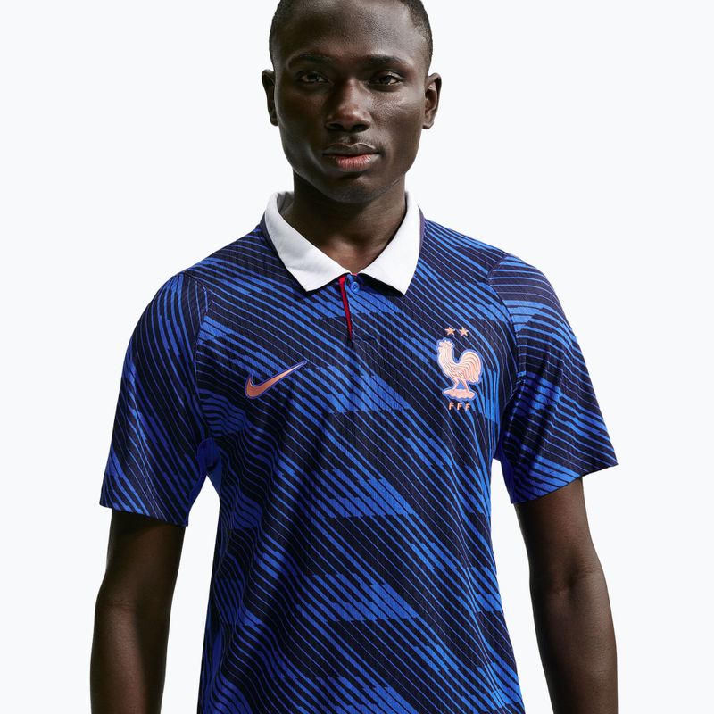 Men's football shirt Nike FFF 2026/27 Match Home game royal/metallic copper 5