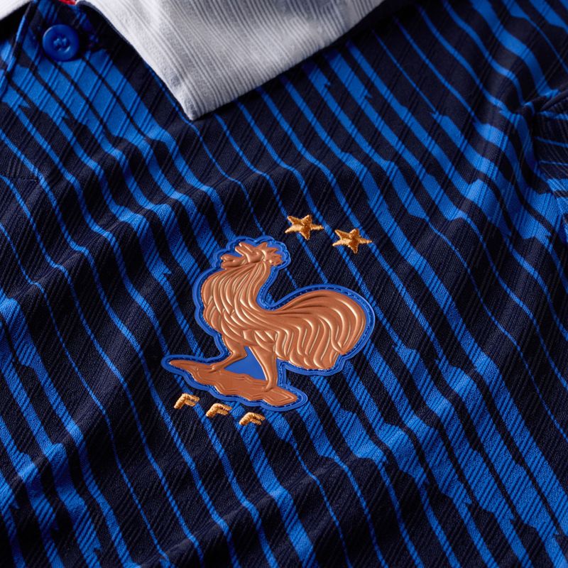 Men's football shirt Nike FFF 2026/27 Match Home game royal/metallic copper 10
